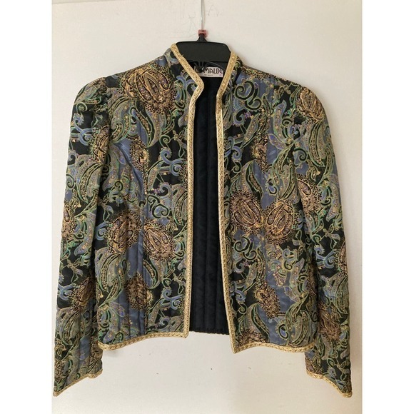 Vintage 1960’s Malbe Womens Floral Jacket Size ILGWU Union USA Made RN10609 SZ10 - Picture 5 of 13